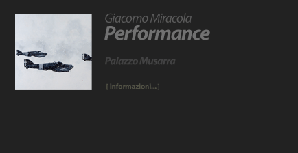 Giacomo Miracola - Performance